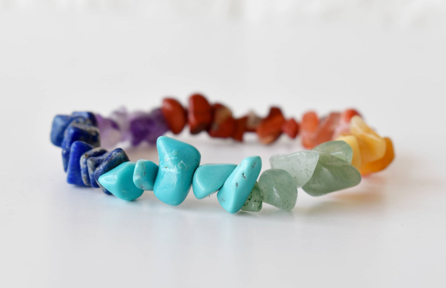 Celestial Alignment Bracelet | 7 Crystal Chip Healing Stones