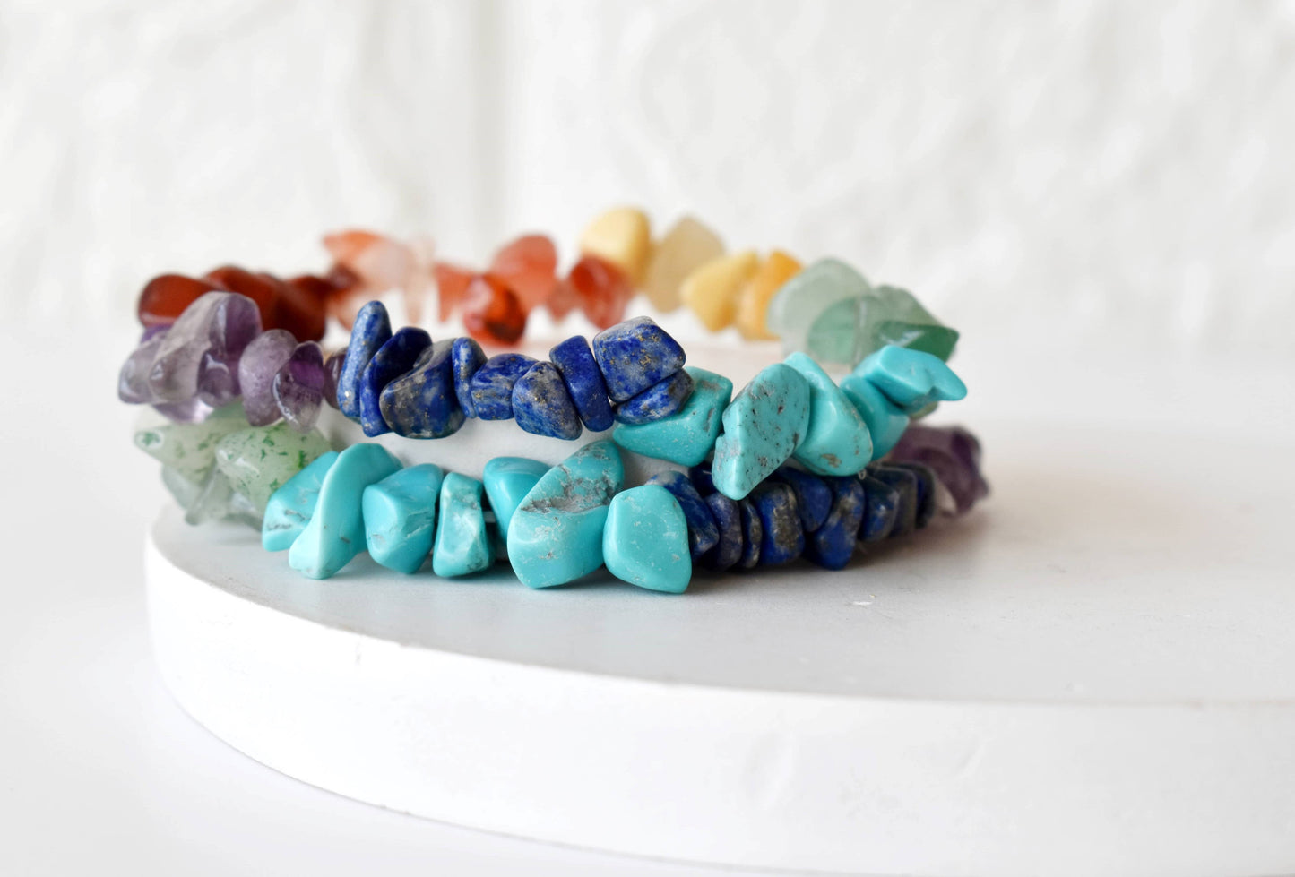 Celestial Alignment Bracelet | 7 Crystal Chip Healing Stones