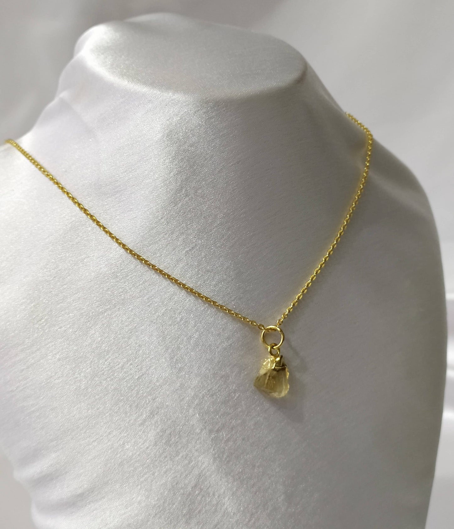 Solar Energy Necklace | Natural Raw Crystal Citrine