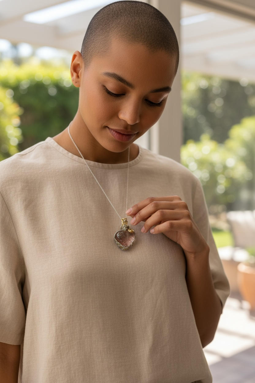 Fairy-Fire Heart Pendant | 1 of 1