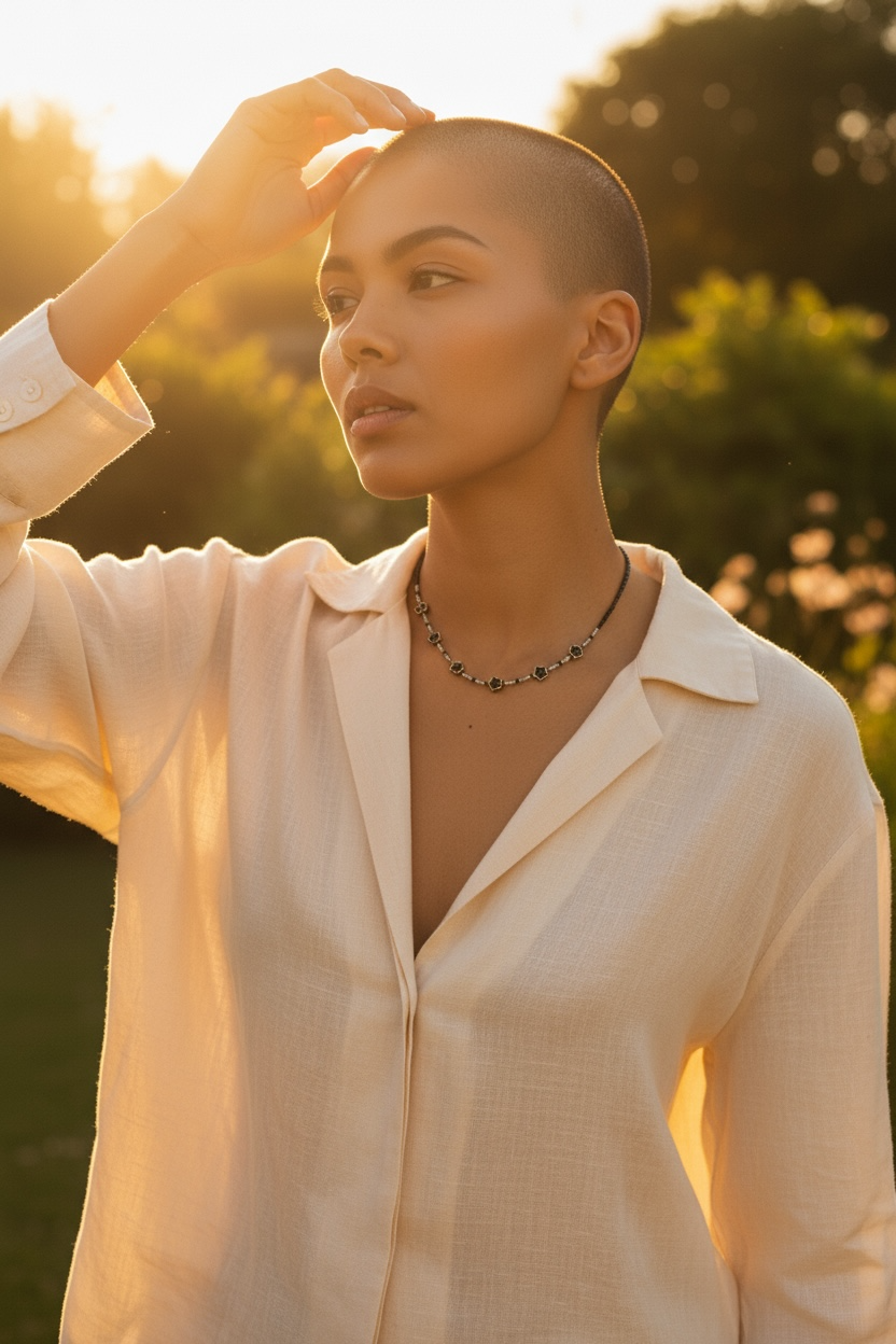 Midnight Blossom Necklace - Protection, Balance, & Sacred Bloom