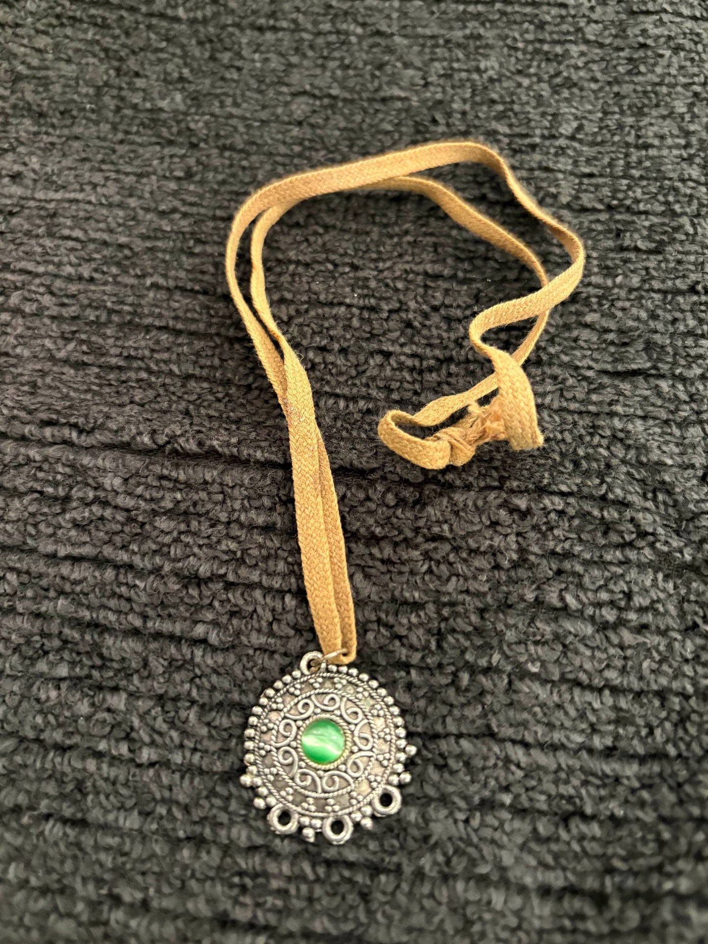 Green Amulet Necklace