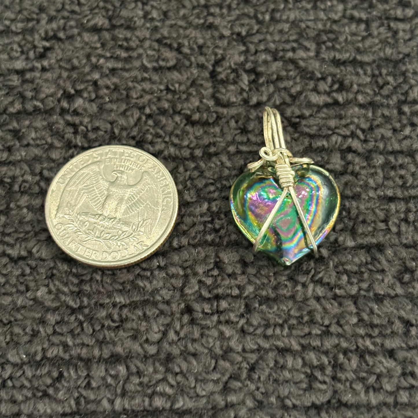 Celestial Heart of the Aurora Pendant