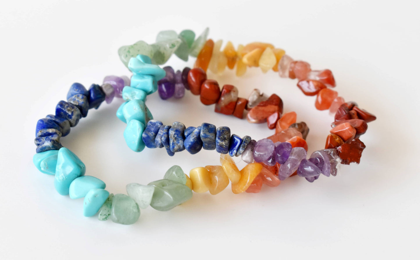 Celestial Alignment Bracelet | 7 Crystal Chip Healing Stones