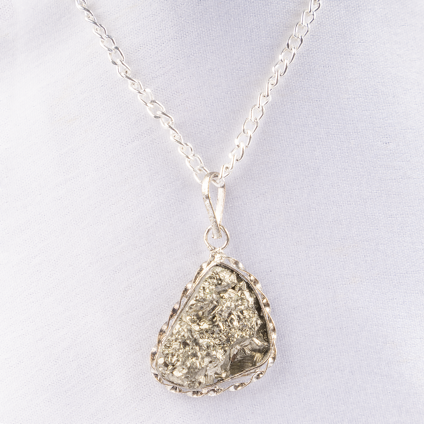 The Alchemist's Pendant | Pyrite Stone