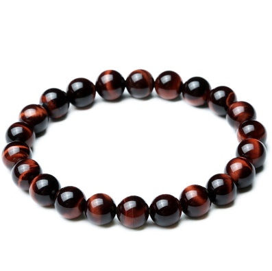 Tiger Eye Beaded Bracelet 8mm