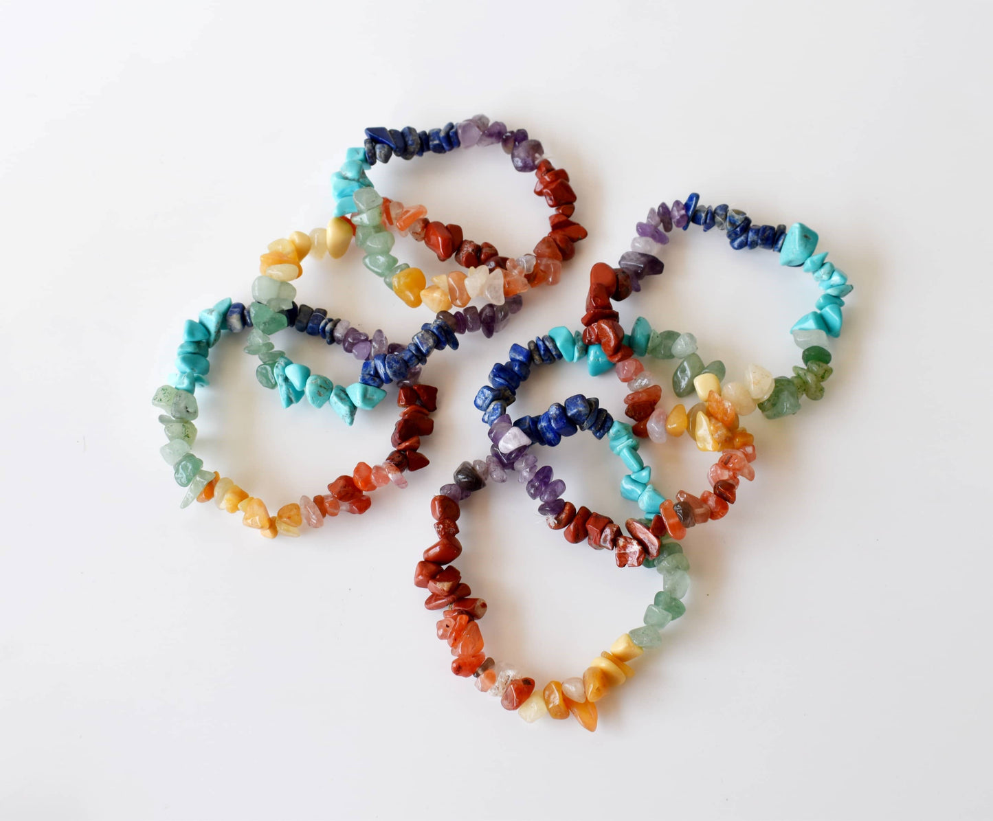 Celestial Alignment Bracelet | 7 Crystal Chip Healing Stones