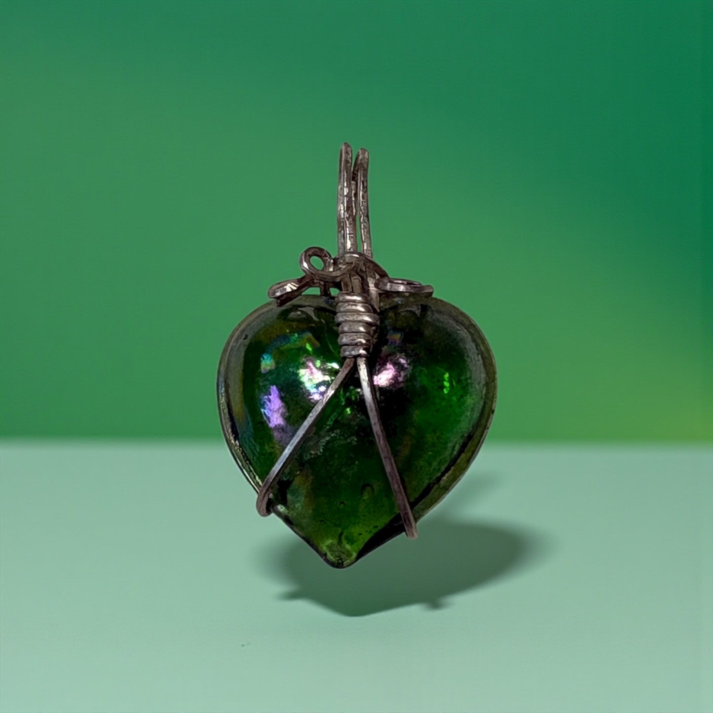 Celestial Heart of the Aurora Pendant