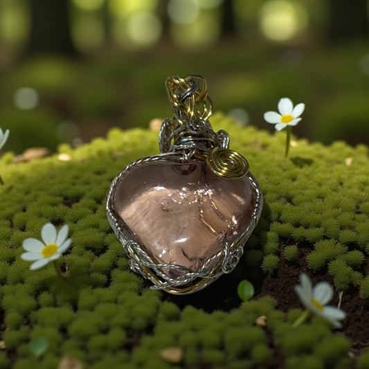 Fairy-Fire Heart Pendant | 1 of 1