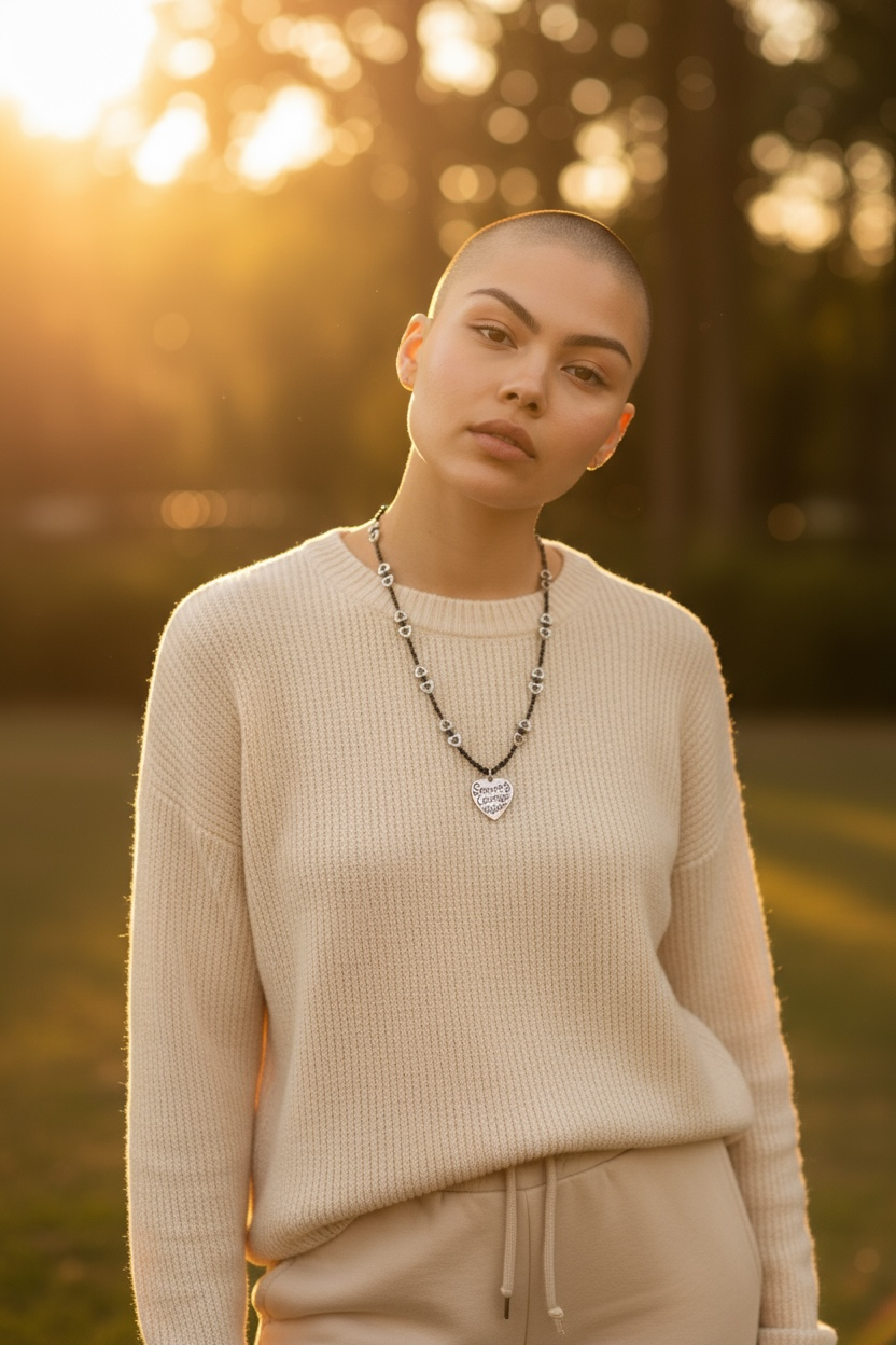 Heart of Serenity Necklace - Courage, Wisdom, & Divine Balance