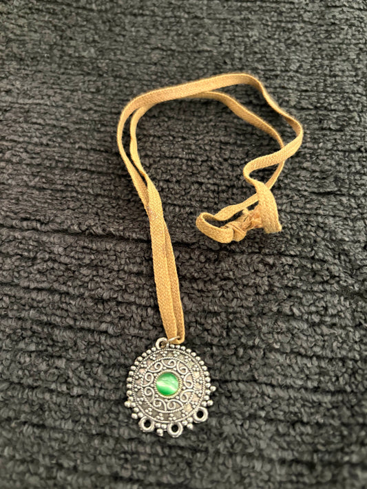 Green Amulet Necklace