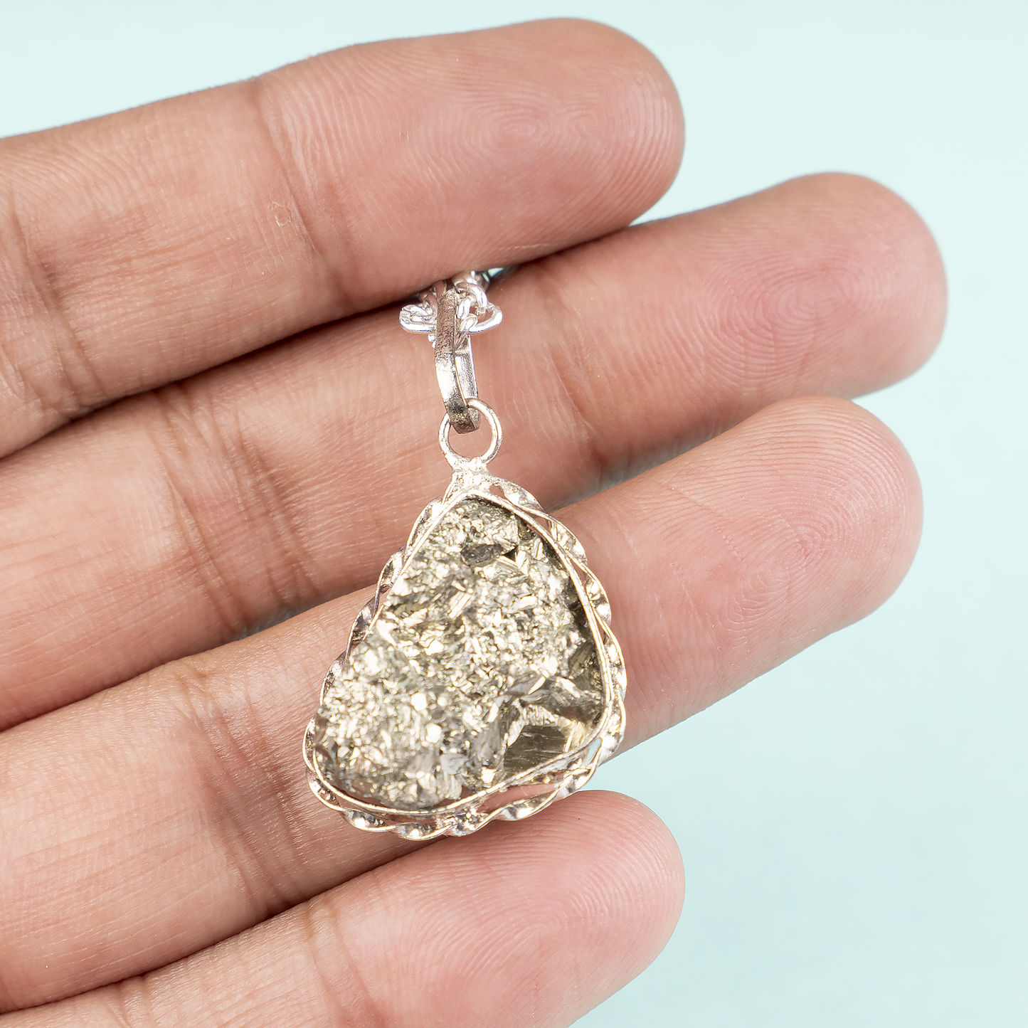 The Alchemist's Pendant | Pyrite Stone