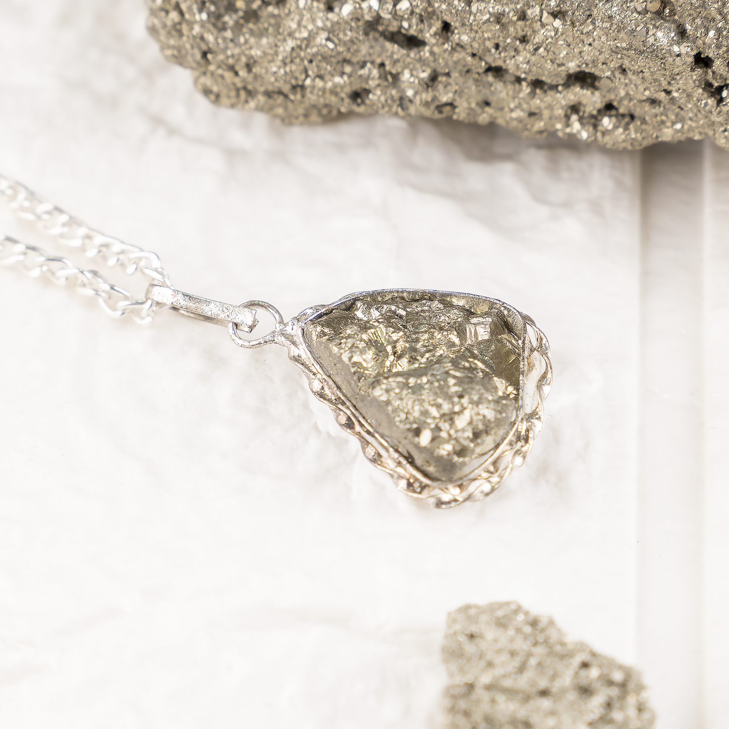 The Alchemist's Pendant | Pyrite Stone