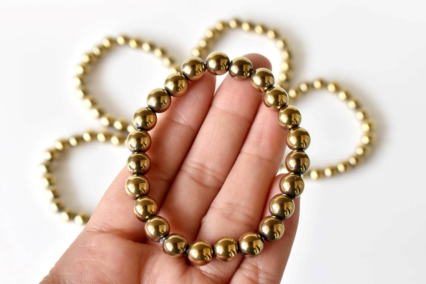 Golden Vitality Bracelet | Golden Hematite